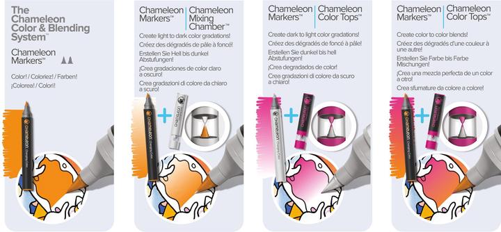 Actual product image Chameleon Watercolour pencils Brushpen Color & Blending Set (Multicoloured, 6 x)