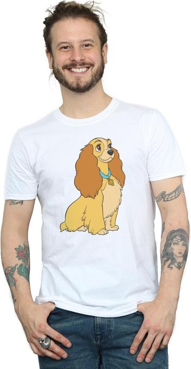 Immagine prodotto Disney Lady And The Tramp Lady Spaghetti Heart Maglietta Uomo (M)