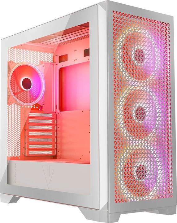 Actual product image Modecom Volcano Expanse T Apex ARGB biała (mATX, Mini-ITX)