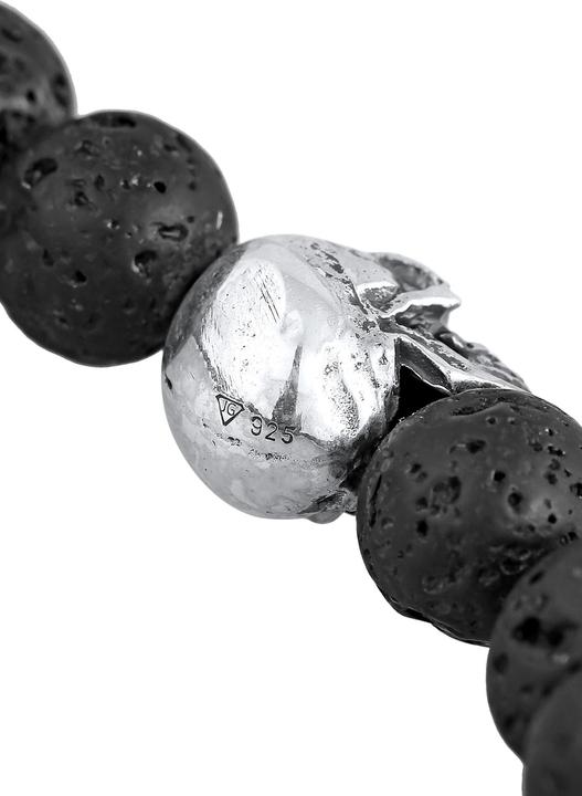Produktbild Kuzzoi Perle, Totenkopf (21 cm, Lava, 925er Sterling Silber, Plastik)