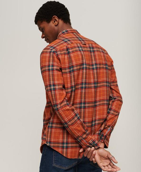 Actual product image Superdry Long-sleeved lumberjack shirt in organic cotton (S)