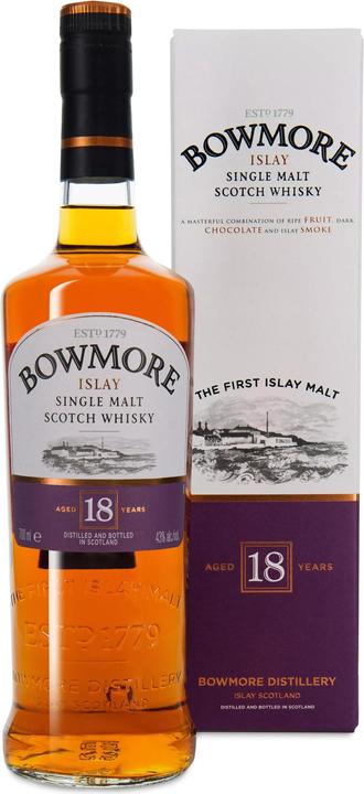 Actual product image Bowmore 18 years (Single Malt, Scotch whisky, 1 x 70 cl)