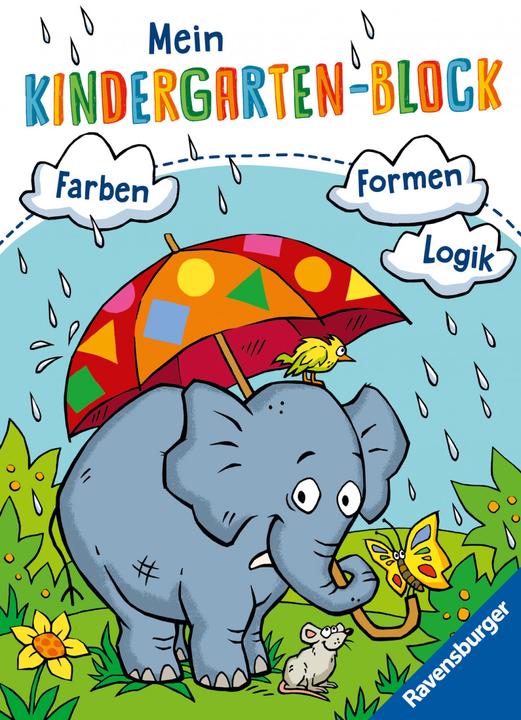 Actual product image Ravensburger Mein Kindergarten-Block: Farben, Formen, Logik (German, Britta Zimmermann, Anja Lohr, Christine Pätz, 2023)