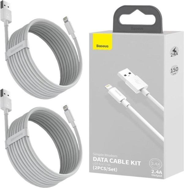 Image du produit Baseus USB A – Lightning (1.50 m, USB 2.0)