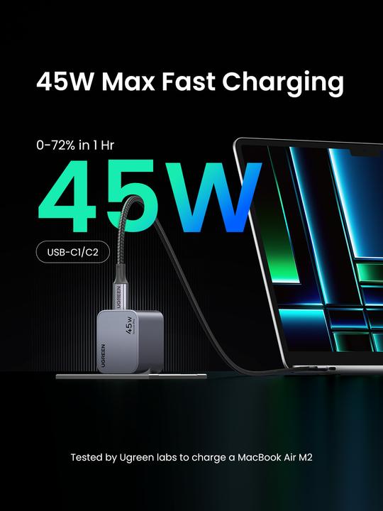 Actual product image Ugreen Nexode Pro (45 W)