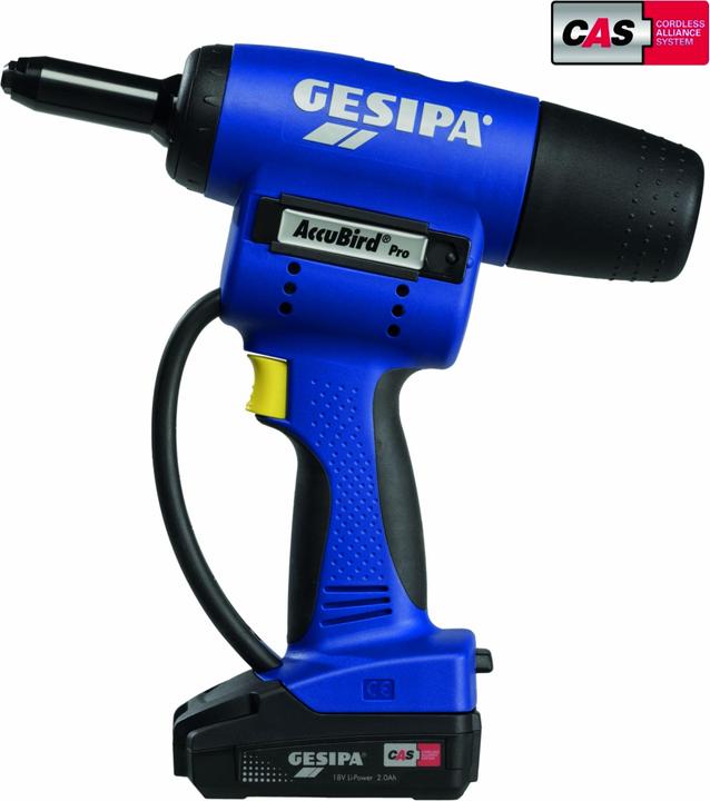 Actual product image Gesipa AccuBird Pro battery-operated blind riveter, type: CAS
