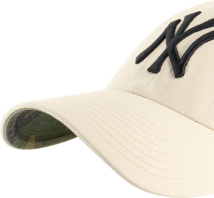 Actual product image 47 Brand Relaxed Cap CLEAN UP New York Yankees natural wood