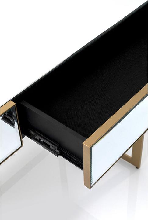 Image du produit Kare Design Bureau Soran Gold 120x50cm (120 x 50 x 77 cm)