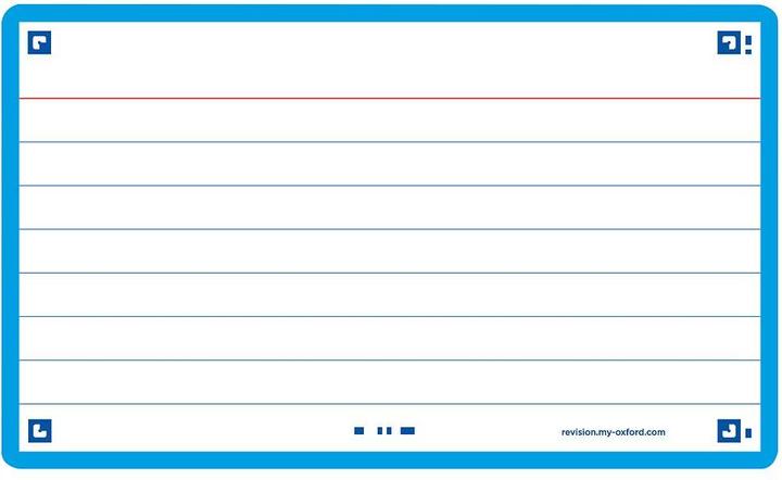 Image du produit Oxford 80 flashcards FLASH 2.0 - 7 (75 x 125 mm, 80 x)