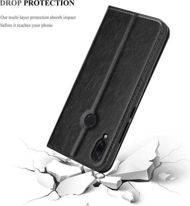 Actual product image Cadorabo Book Invisible Magnet Cover (Xiaomi Redmi Note 7)