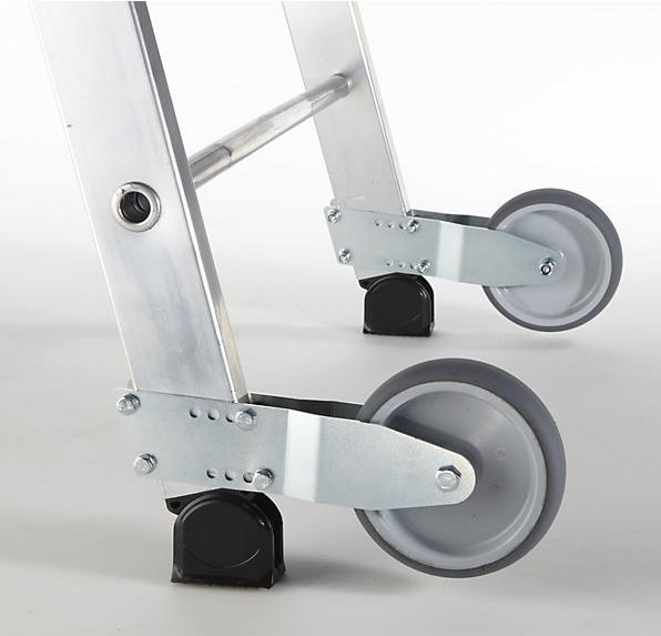 Actual product image kaiserkraft Spring brake castors for work platform with 3-4 steps heavy duty version