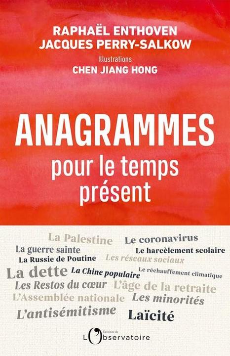 Produktbild Anagrammes pour le temps présent (Französisch, Enthoven Raphaël, Perry-Salkow Jacques, 2024)
