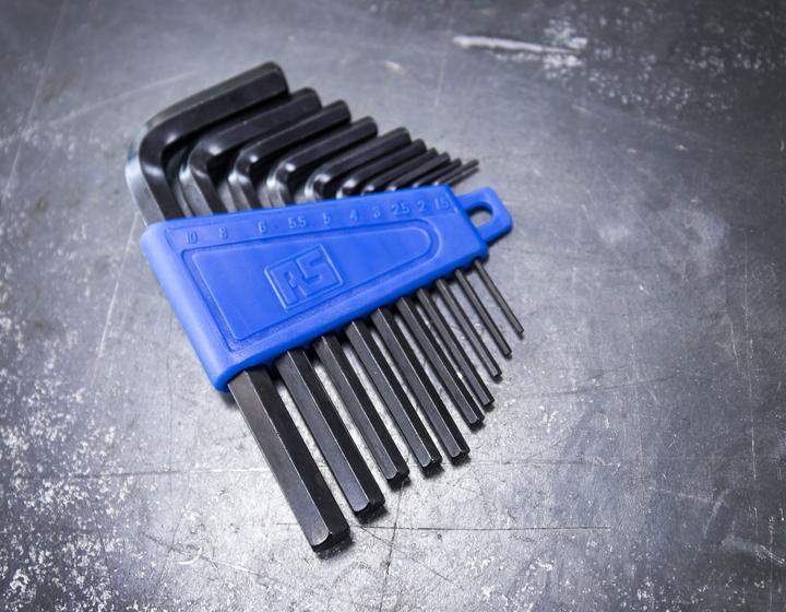 Image du produit Rs Pro Jeu de 10 clés 6 pans métriques en L