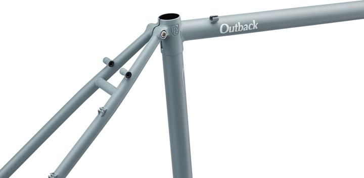 Image du produit Ritchey Kit cadre Outback V3 Disc Gravel, 650B/700C, Di2, L, gris granit/blanc neige