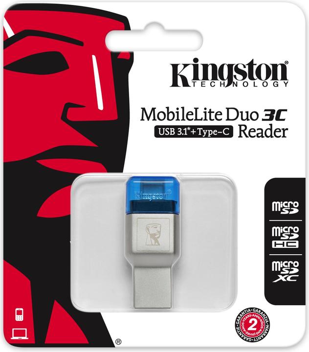 Actual product image Kingston MobileLite Duo 3C (USB)
