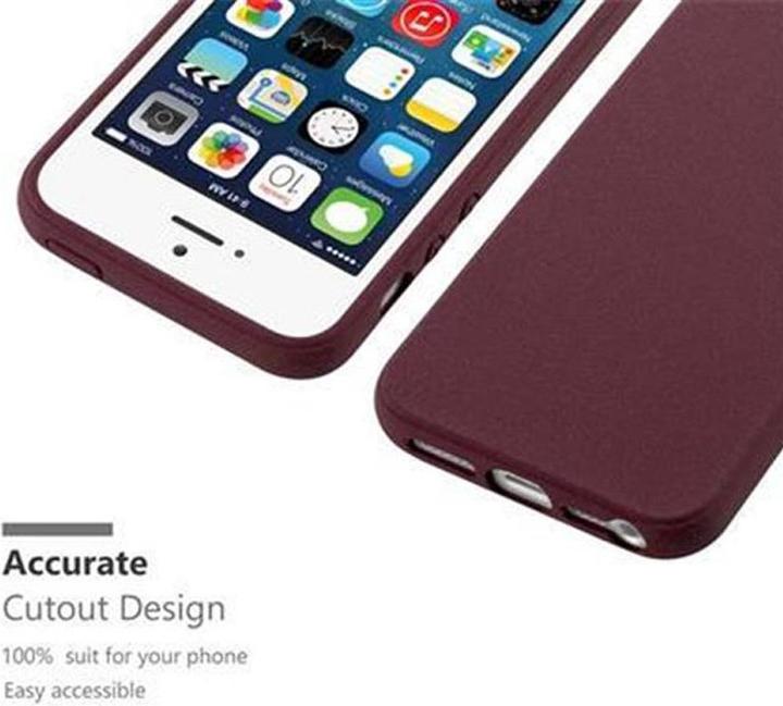 Actual product image Cadorabo TPU Frosted Cover (Apple iPhone 5)