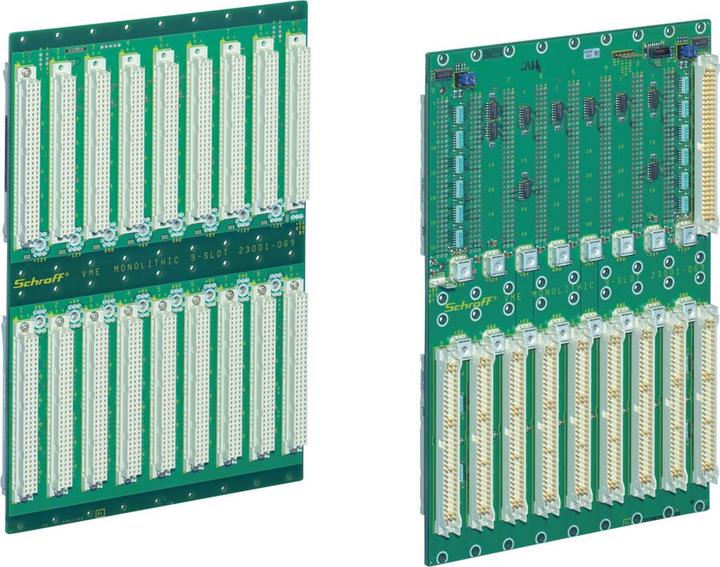 Actual product image Schroff Backplane 21slot Mono Edc