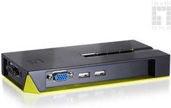 Productafbeelding LevelOne KVM-0422: 4-poorts kabel KVM schakelaar