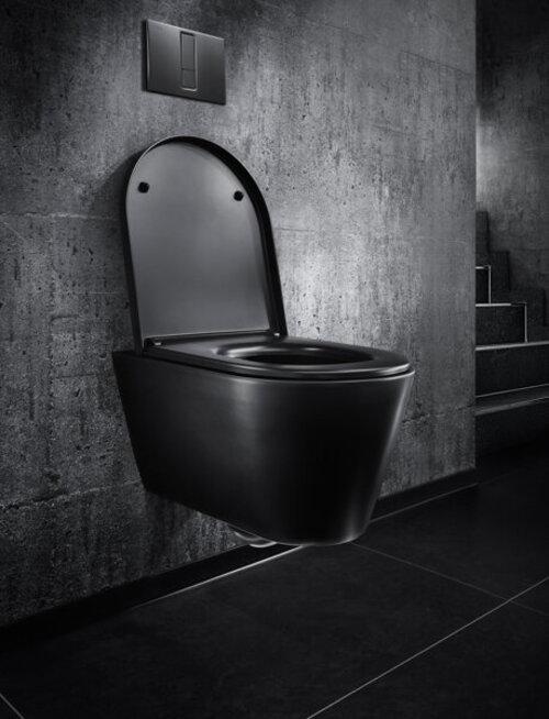 Produktbild ROCA LAUFEN Kartell Wand-WC, Tiefspüler, mit Silent Flush spülrandlos, 545x370x355mm