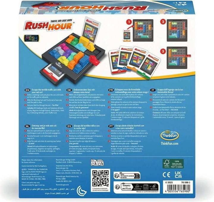 Produktbild Ravensburger Rush Hour (Englisch, Deutsch, Französisch, Italienisch)