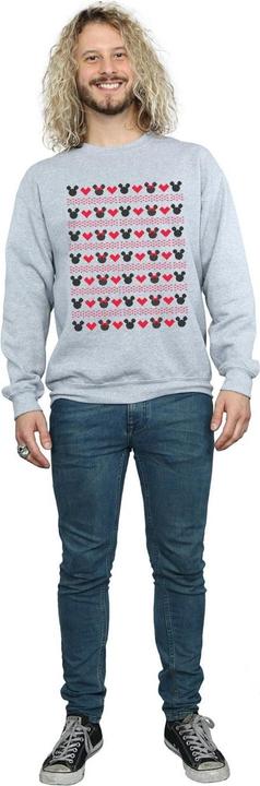 Image du produit Disney - Sweat MICKEY AND MINNIE CHRISTMAS HEARTS - Homme (XL)
