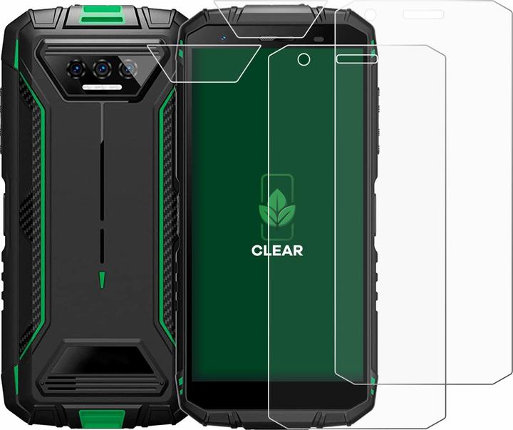 Actual product image ScreenLeaf Protective film sustainable screen protector screen protector film clear transparent (2 Piece, Doogee S41 Pro)
