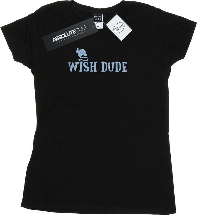 Actual product image Disney Womens/Ladies Aladdin Wish Dude Cotton T-Shirt (S)