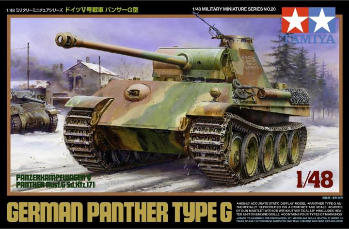 Produktbild Tamiya 1:48 Dt. Panzer Panther Typ G