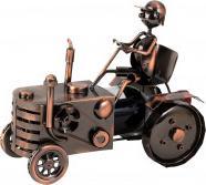 Actual product image IKO Wine bottle holder "tractor" h = 25cm l = 29cm (Wine bottle holder)