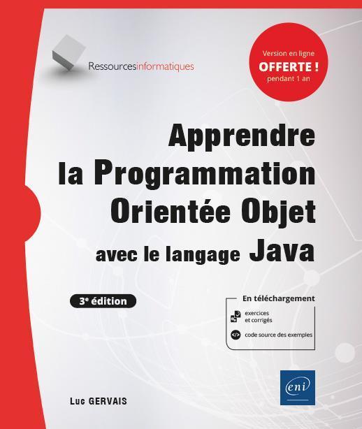 Produktbild Apprendre la programmation orientée objet avec le langage Java (Französisch, Gervais Luc, 2020)