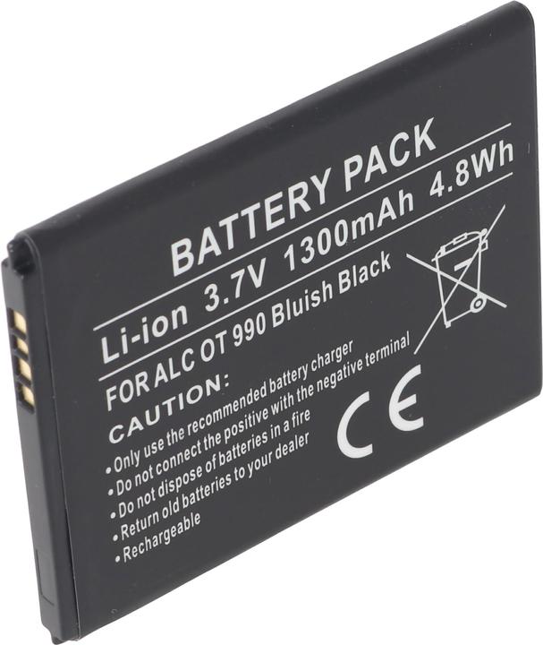 Immagine prodotto Alcatel Batteria One Touch 990 Nero Bluastro, CA (Accumulatore di carica elettrica, One Touch 990)