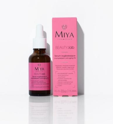 Miya Cosmetics Miya Beauty Lab Smoothing Serum With Anti-Aging Complex 5% For Sensitive And Couperose Skin And Eye (30 ml)