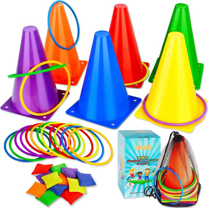 Immagine prodotto Eocolz 3-in-1 Karnevals-Spiele-Set