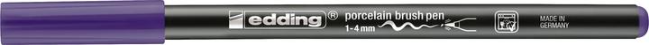 Actual product image Edding Porcelain colouring pen Brushpen (Violet, 4 mm, 1 x)
