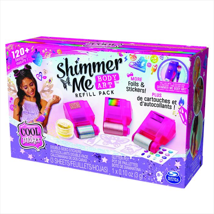 Immagine prodotto Spin Master Cool Maker Shimmer Me Tattoo Refill Set - 120+ adesivi