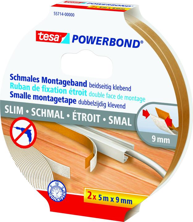 Immagine prodotto tesa Nastro di montaggio Powerbond Slim (9 mm)