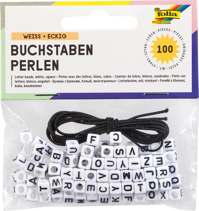 Folia Letters beads