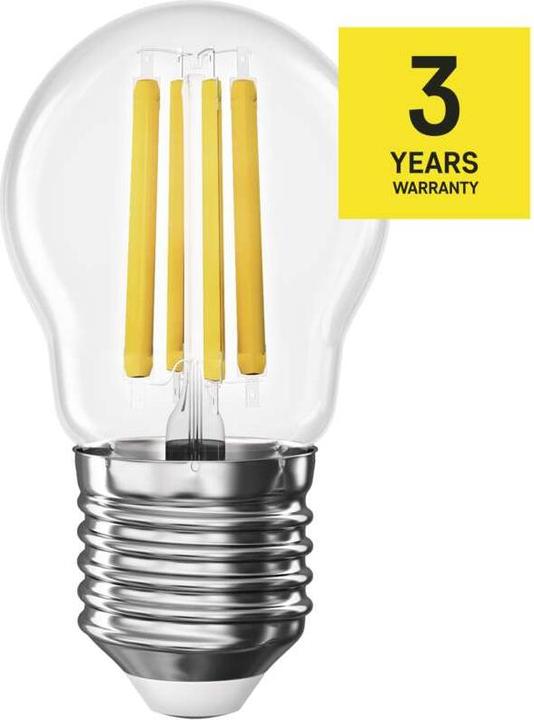Immagine prodotto Emos Lampada LED Filament Mini Globe / E27 / 5,9 W (60 W) / 806 lm / Bianco caldo (E27, 5.90 W, 806 lm, 1 x, D)