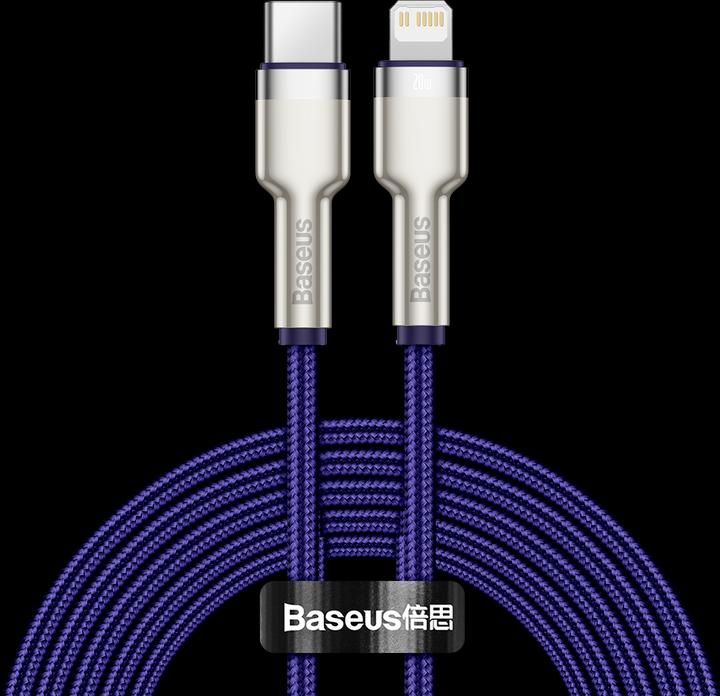Produktbild Baseus Cafule Series USB-C cable for Lightning, 20W, 2m (purple) (2 m, USB 2.0)