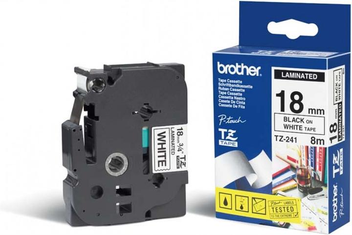Produktbild Brother TZ-241 (1.80 cm, Weiss, Schwarz)