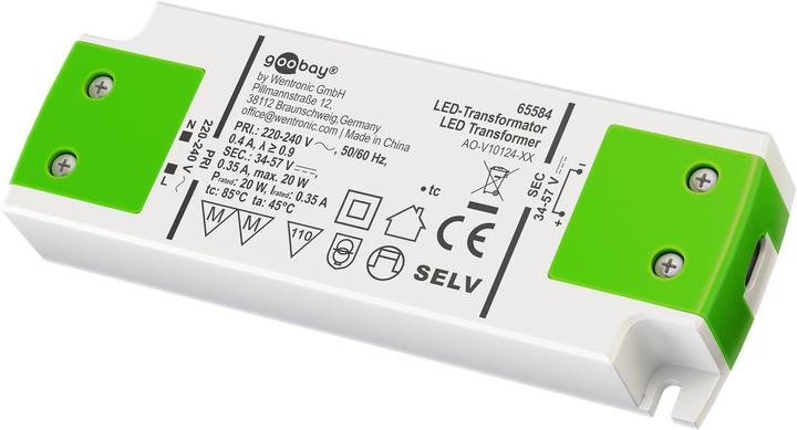 Produktbild Goobay LED-Konstantstrom-Trafo, 20 W