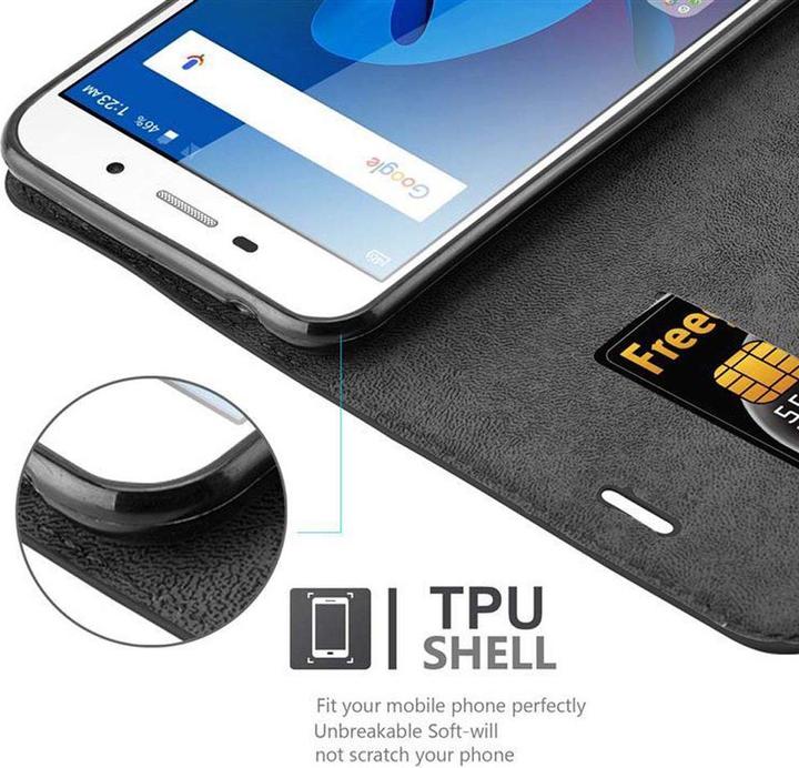 Productafbeelding Cadorabo Boek Onzichtbare Magneethoes (ZTE Blade A602)