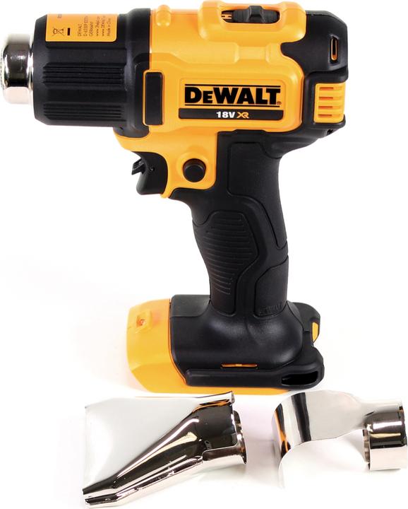 Produktbild DeWalt DCE 530 P1 Akku Heissluftpistole 18V 530°C + 1x Akku 5,0Ah + 1x Lader + Flächen- und
