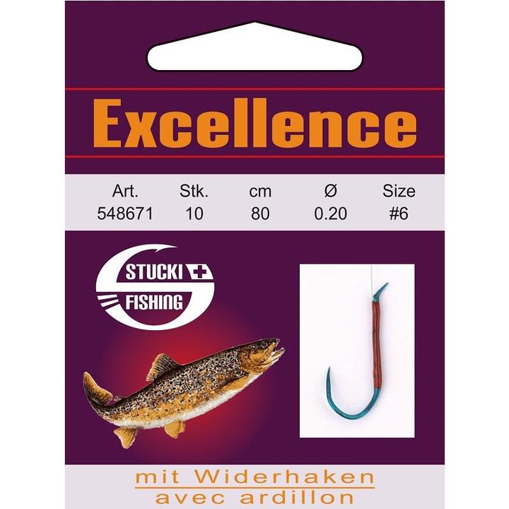 Produktbild Stucki Thun Excellence geleimte Haken mit Widerhaken