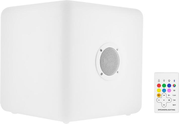 Immagine prodotto Bigben Cubo colorato per altoparlanti da esterno (8 h, Batteria ricaricabile, Corrente elettrica)