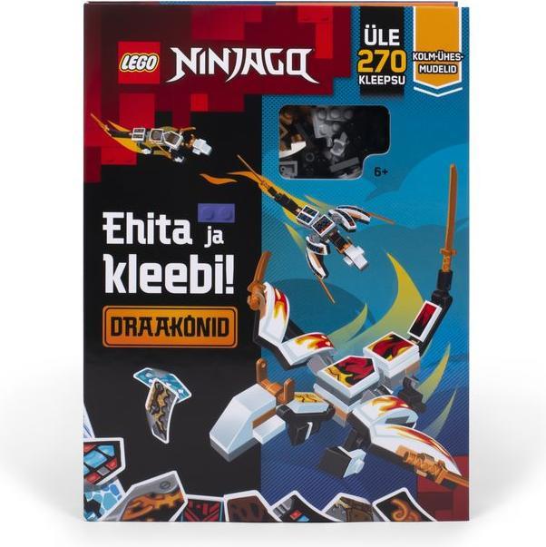 LEGO NINJAGO Activity Book "Build and Stick: Dragons" (In Estonian lang.) (LEGO Ninjago)