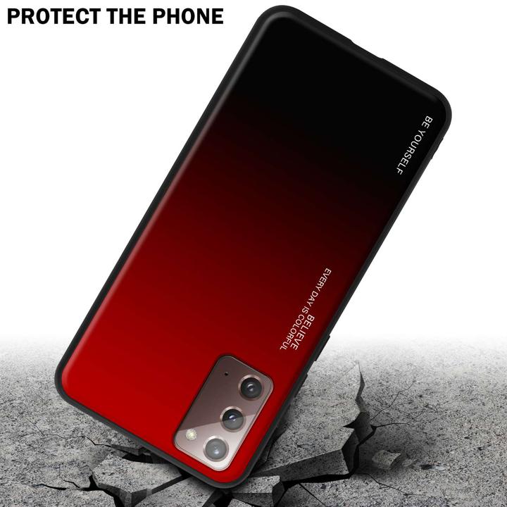 Immagine prodotto Cadorabo Custodia per Samsung Galaxy NOTE 20 TPU 2 Farben Glas (Samsung Galaxy Note 20)