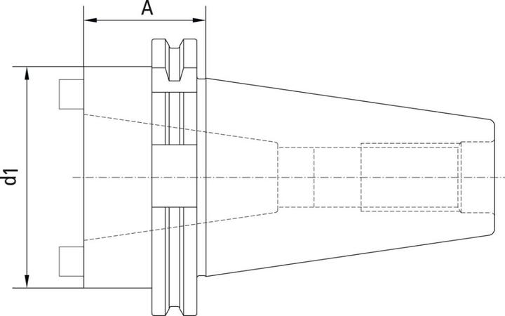 Produktbild Magni Zwischenhülse DIN69871A SK50/SK40 FORTIS