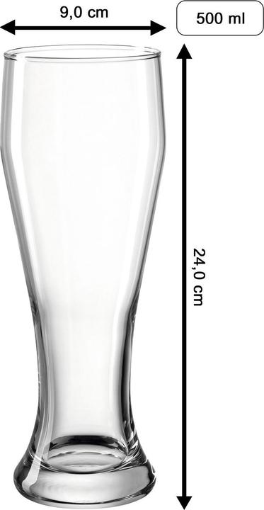 Actual product image Luxentu Weizenbierglas mit Gravur 40. Jubiläum (0.50 l, 1 x)
