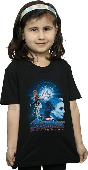 Immagine prodotto T-shirt in cotone per bambine Avengers Endgame Vedova Nera Tuta di squadra (140, 146)